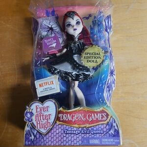 Ever After High Dragon Games Doll - Red, Black, and White
